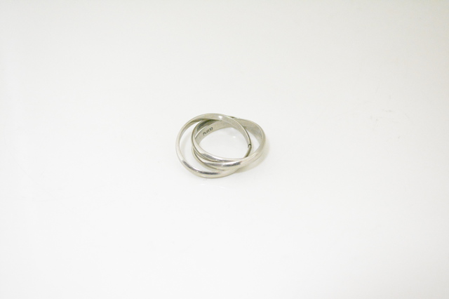 プラチナリングPt900カルティエトリニティタイプ指輪6.7g買取いたしました。