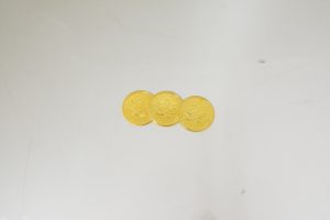 純金メイプルリーフコインK24金1/10オンス3枚インゴット相場で買取いたしました。