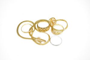 K18金プラチナPt1000リングやネックレス総重量13.5g買取いたしました。