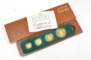 K24金オーストラリア純金コインナゲット金貨セット57.7g買取いたしました。