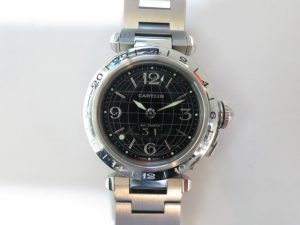 カルティエ パシャCメリディアン 買取 大阪神戸 GMT 時計買取