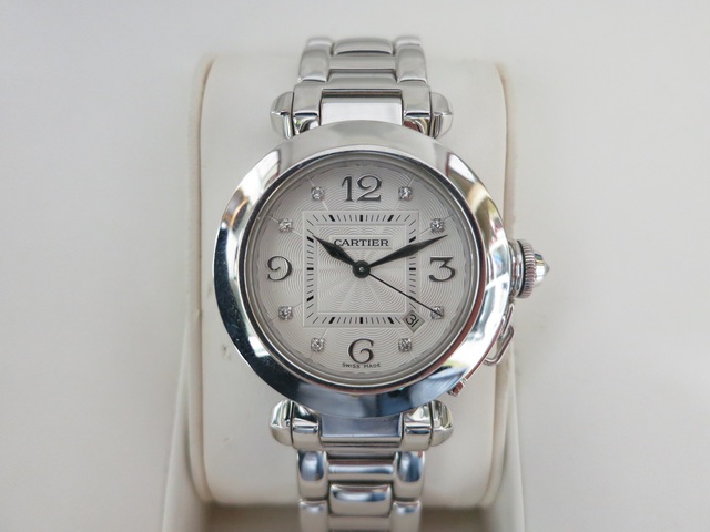 カルティエ パシャ32 WG 高価買取 時計 パシャ全サイズ強化買取