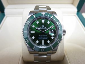 ロレックス グリーンサブ 高価買取 116610LV ハルク 買取相場