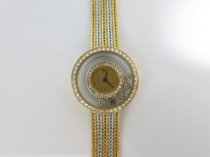 ショパール ハッピーダイヤモンド 高価買取 ムービングダイヤ黒ずみ