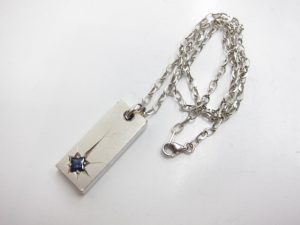 ジェムケリーアレキサンドライトK18金ホワイトゴールドネックレス買取りいたしました。
