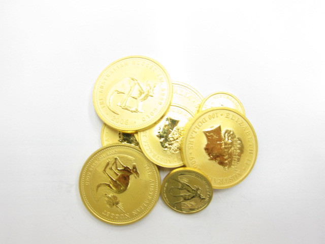 金K24オーストラリアカンガルー金貨ナゲット金貨5.1/2オンス総重量171ｇ買取致しました。