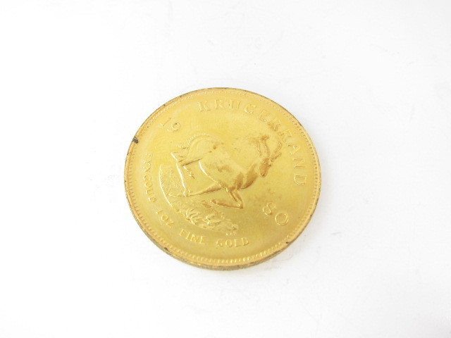 K22金クルーガーランドコイン金貨1オンス/1oz買取いたしました。