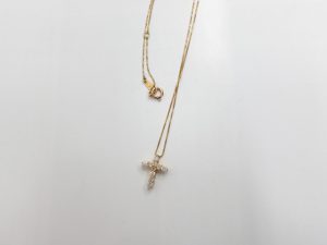 ダイヤモンド ジュエリー買取 大阪・神戸 クロスネックレス