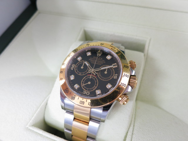 ロレックス デイトナ116523G 買取 大阪でゴージャスな時計を高額買取