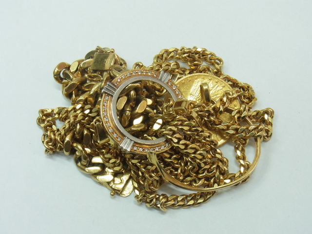 金買取させて頂きました。喜平のネックレス・Ｋ１８指輪・ブレスの高価買取なら大阪・神戸のブランドラボ