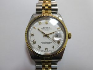 ロレックス 買取 大阪 神戸 コンビのデイトジャスト 16013 高額査定