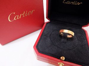 カルティエジュエリー買取大阪神戸ミニラブ1ＰＤリング買取査定
