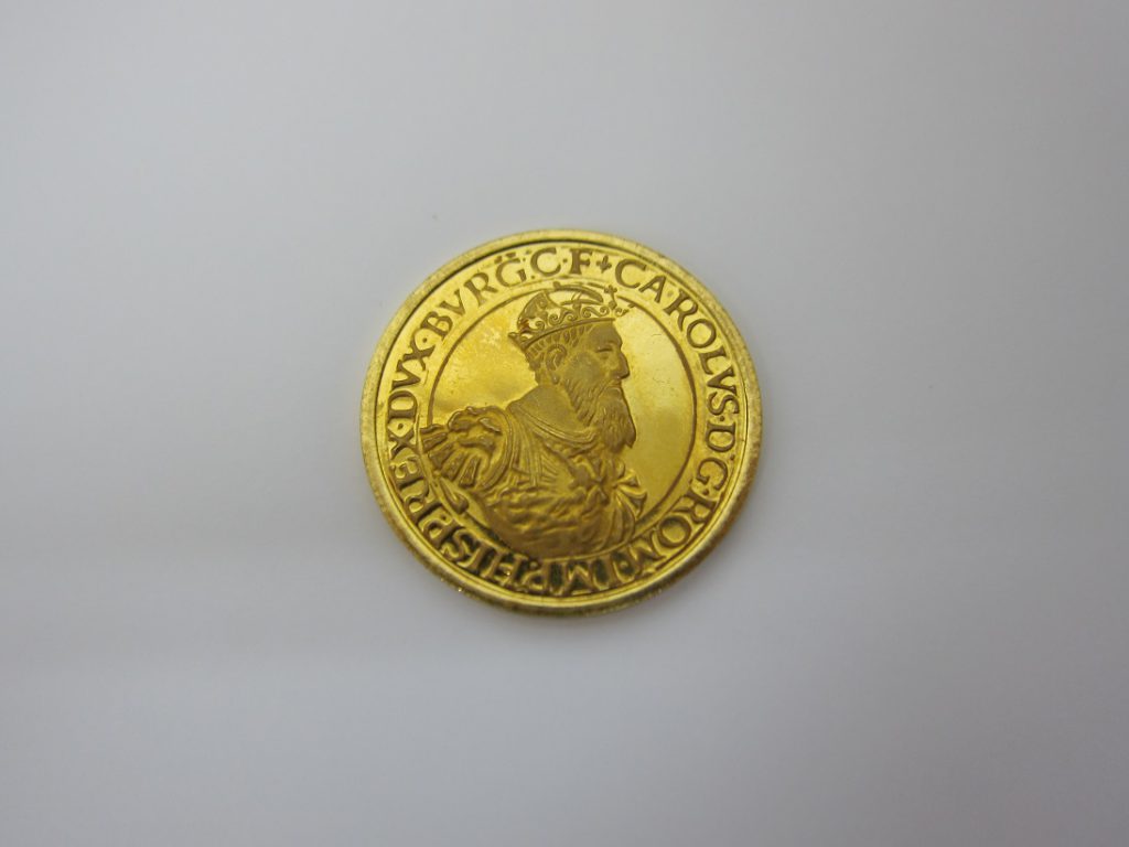 金 買取 ベルギー 50ecu 1987年 金貨 K21.6 金純度90% コイン