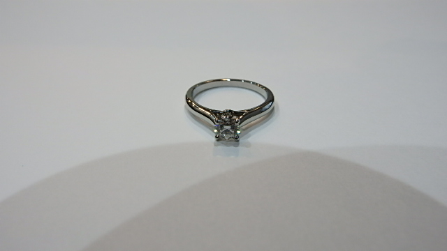 カルティエ 買取 1895 ソリテール 婚約指輪 ダイヤモンド0.32ct