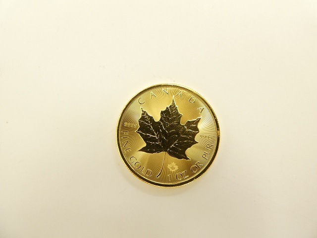 カナダ メイプルリーフ  金貨 1oz エリザベスコイン 999.9 買取