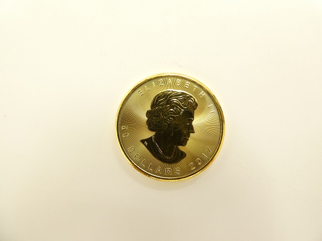 K24金 メイプル金貨 1oz エリザベス女王 純金 コイン金貨 買取