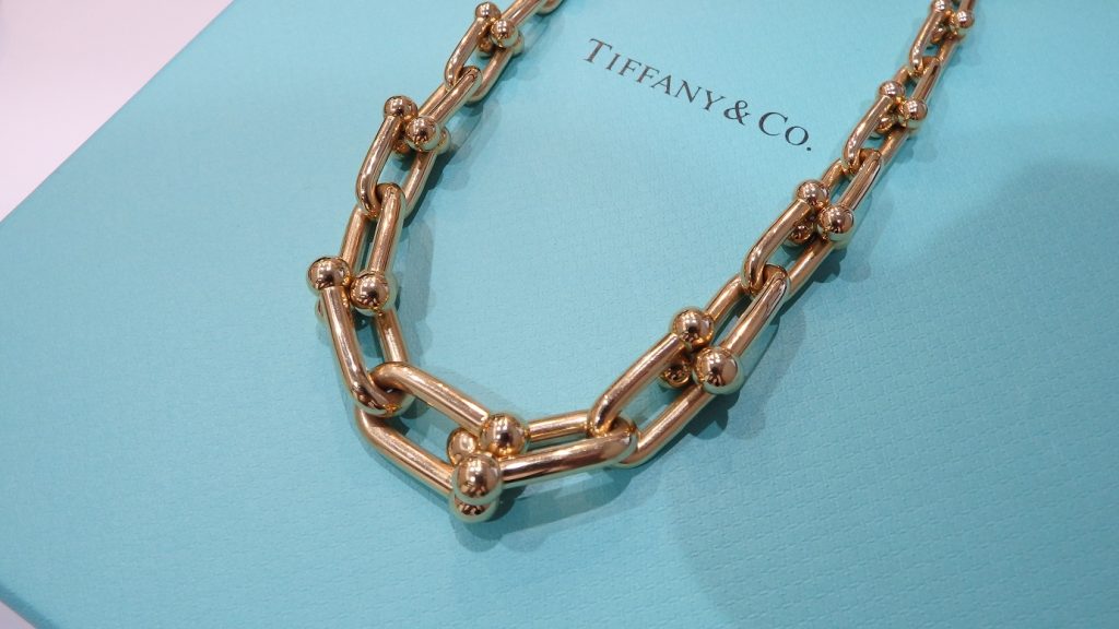 Tiffany ハードウェア　グラジュエイテッド　リンクネックレス
