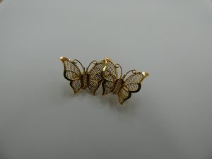 蝶々Butterfly ブローチ k18金 貴金属ジュエリー 買取