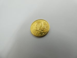 K24 買取 純金 コイン メイプルリーフ金貨 1/4オンス