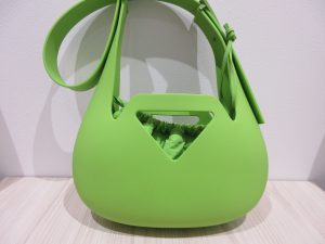 ボッテガヴェネタ 買取 ショルダーバッグ ラバー グリーン