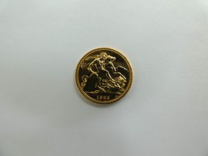 22金 コイン 買取 K22金貨 イギリス ソブリン金貨 1ポンド 高額査定