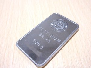 田中貴金属　プラチナ　99.95　インゴット　100ｇバー　買取