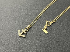 K18/750 イエローゴールド ダイヤモンドネックレス 0.18ct メレダイヤ スターサイズ