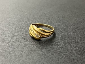 K18 （750） リング メレダイヤ 0.09ct スターサイズ　買取査定