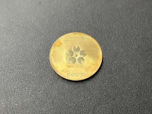 エキスポ70 K18/750 記念メダル 日本万国博覧会