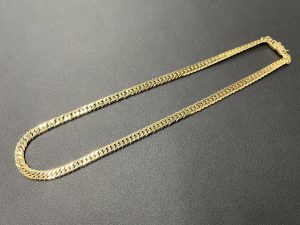 貴金属 買取 K18 金純度75% 喜平ネックレス 6面ダブル