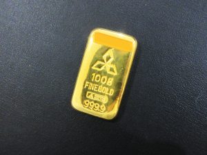 インゴット 純金(２４金) FINE GOLD 999.9 買取 三菱マテリアル製 100g