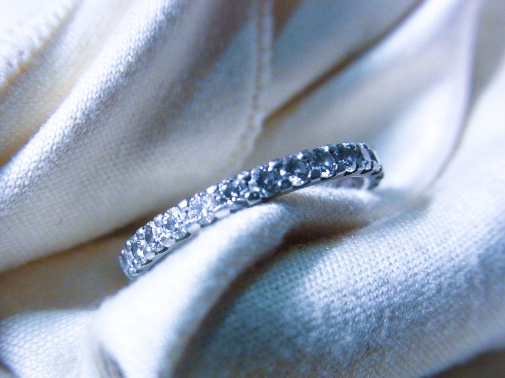 Pt950 スタージュエリー(STAR JEWELRY)　MD0.3ｃｔ付き　リング