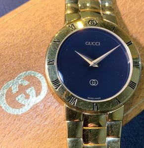 GUCCI（グッチ）3300M　ブラック・QZ・GP　腕時計　買取
