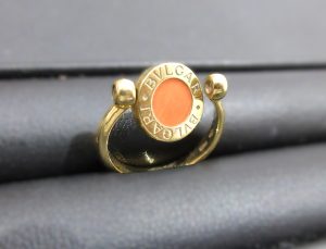 ジュエリー ブルガリ 買取ブルガリブルガリ フリップリング 18金 破損していても高価買取