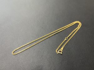 K18 750 喜平ネックレス 2面シングル ホールマークあり