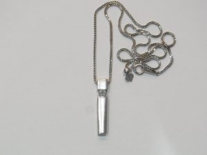 K18WG ダイヤモンド入りペンダントネックレス D0.291ct 買取価格