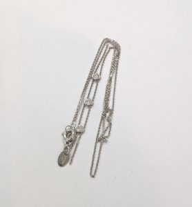 貴金属 K18WG 買取 ホワイトゴールド製 ネックレス 金製品