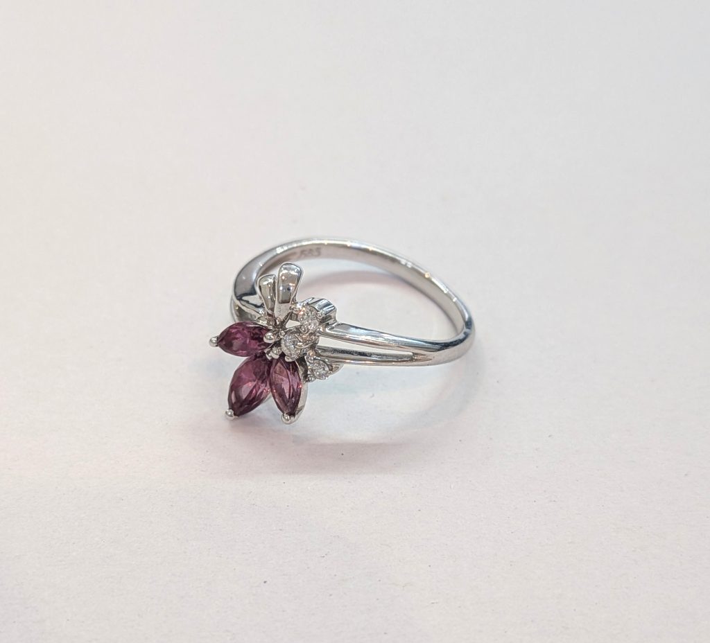貴金属 K14 買取 リング 585 メレダイヤモンド D0.06ct