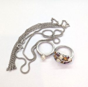 貴金属 シルバー 買取 リング＆ネックレス SV925 銀