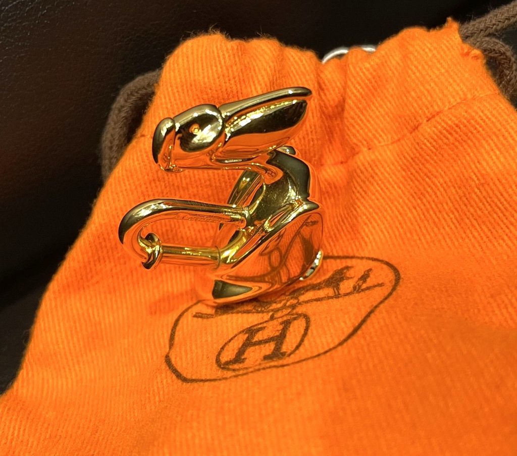 エルメス 買取 カデナ ペリカン GP チャーム 1992年限定