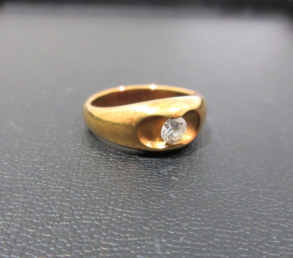 宝飾ジュエリー ダイヤモンドリング K18/D0.27ct 買取