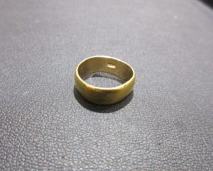貴金属アクセサリー K24 リング 買取 変形 金相場高値