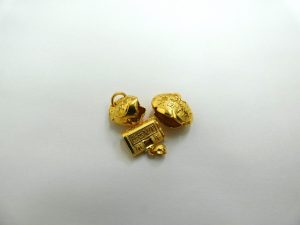 ｋ22金 鈴 お守り お祝い 中国純金ジュエリー アクセサリー 買取
