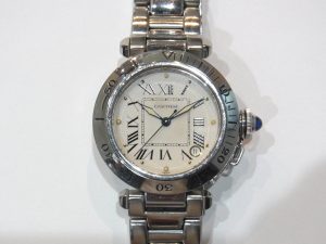 カルティエ パシャ 35mm ダイバー プロンジャー W3100255 買取価格