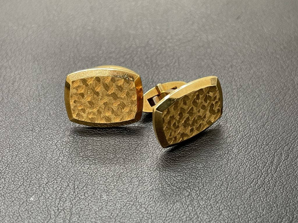 K18 カフス 買取 中古アクセサリー ゴールド メンズ