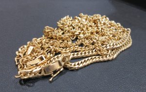 貴金属買取　喜平ネックレス2本 ブレスレット１本 K18 買取 金相場高値水準