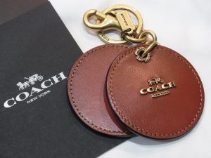 コーチ 買取 キーホルダー ミラー チャーム シグネチャー キャンバス