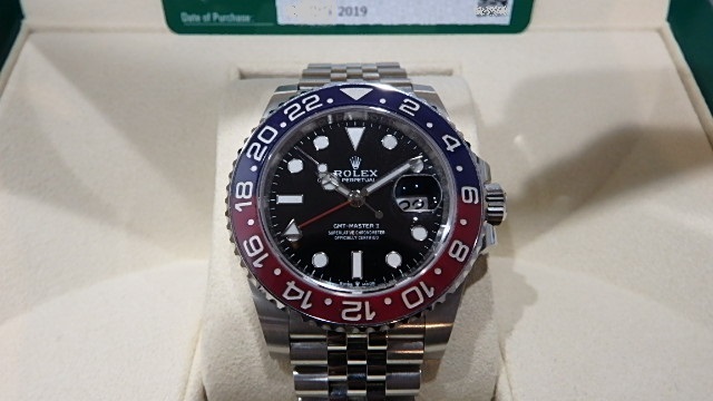 ロレックス GMTマスターⅡ 126710BLRO ペプシ ジュビリー 旧G 買取