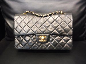 シャネル 買取 ラムスキン マトラッセ チェーンバッグ