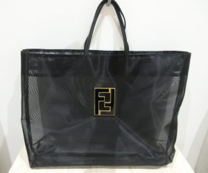 フェンディ メッシュ トートバッグブラック 買取